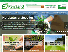 Tablet Screenshot of fernland.com.au
